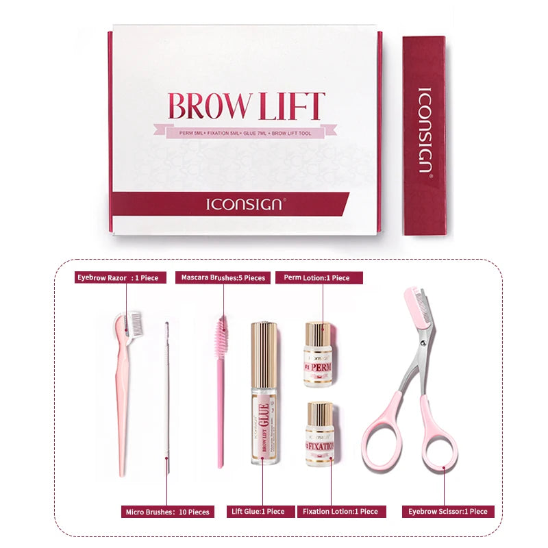 DIY Brow Perm Eyebrow Lamination Professional Brow Perming Set Beauty Makeup Tools Home Use