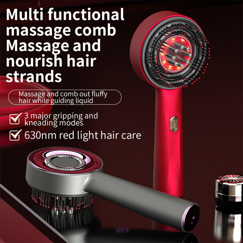 Electric Scalp Massage Comb 3 Modes Hair Care Comb