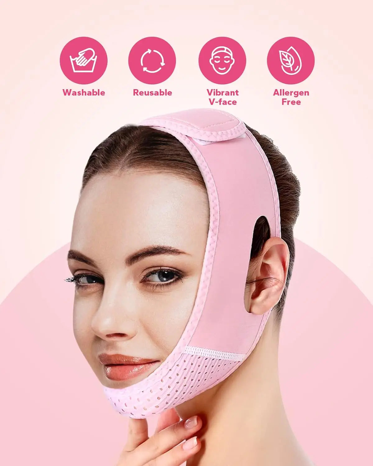 Reusable Face Strap, V Line Mask, Double Chin Reducer