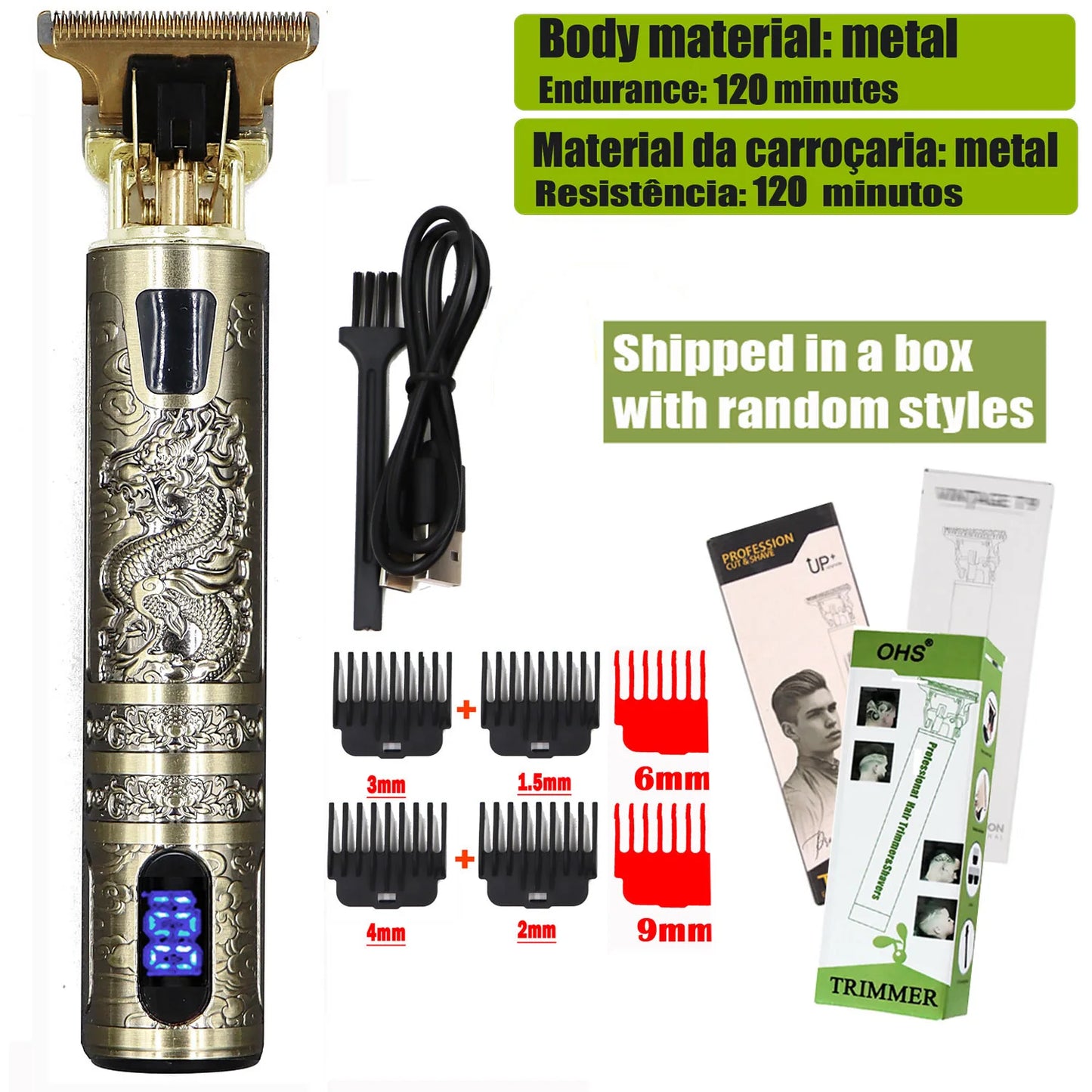 T9 Hair Clipper Repair Beard Shaving Body Hair