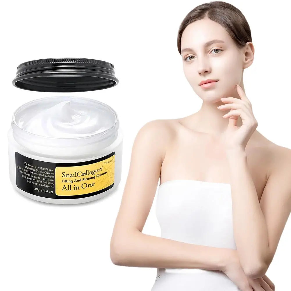 Snail Collagen Face Cream/Repair Essence Moisturizing Smoothing Nourishing Brightening Cream Korean Cosmetics Skin Care Product