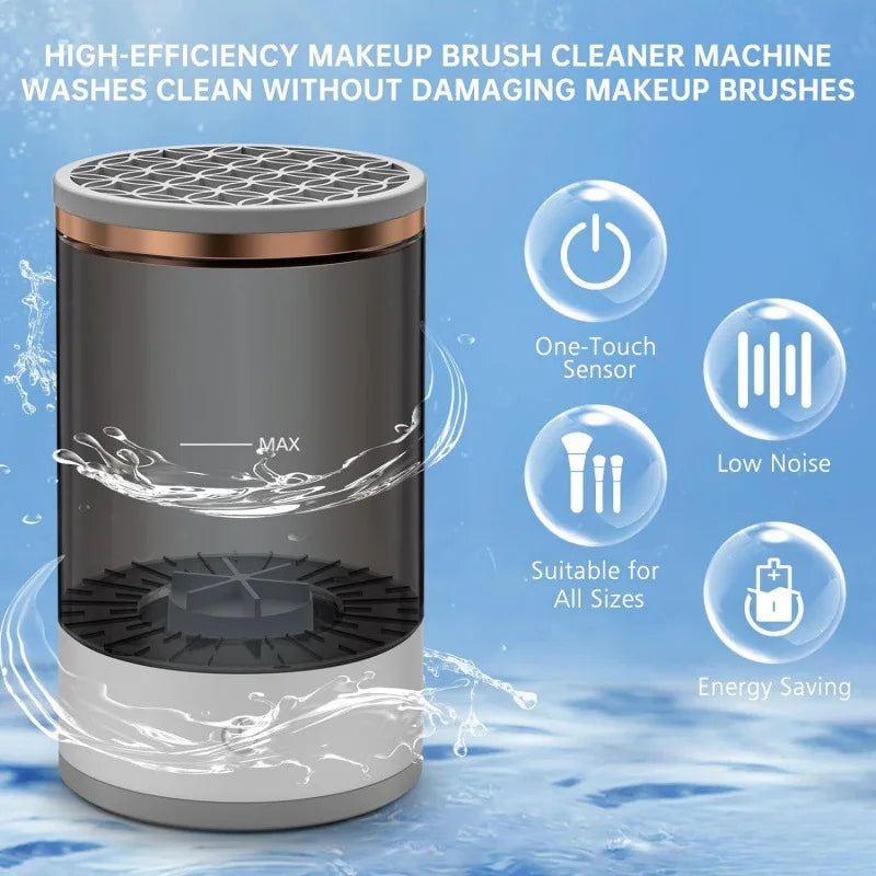 3 In 1 Electric Makeup Brush Cleaner Automatic Spinner