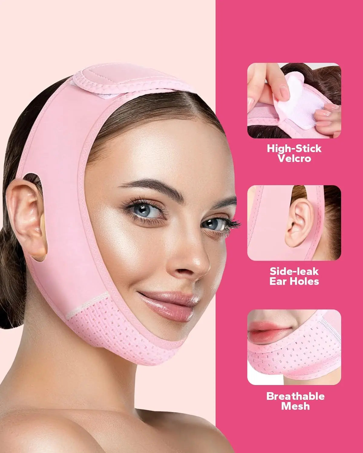 Reusable Face Strap, V Line Mask, Double Chin Reducer